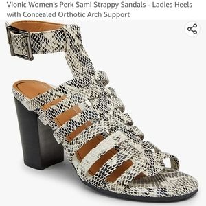 Vionic Perk Sami Ankle Strap - with Concealed Orthotic Arch Support